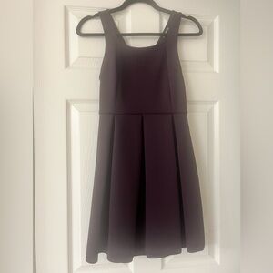 Express Elegant Purple Cross Strap Dress